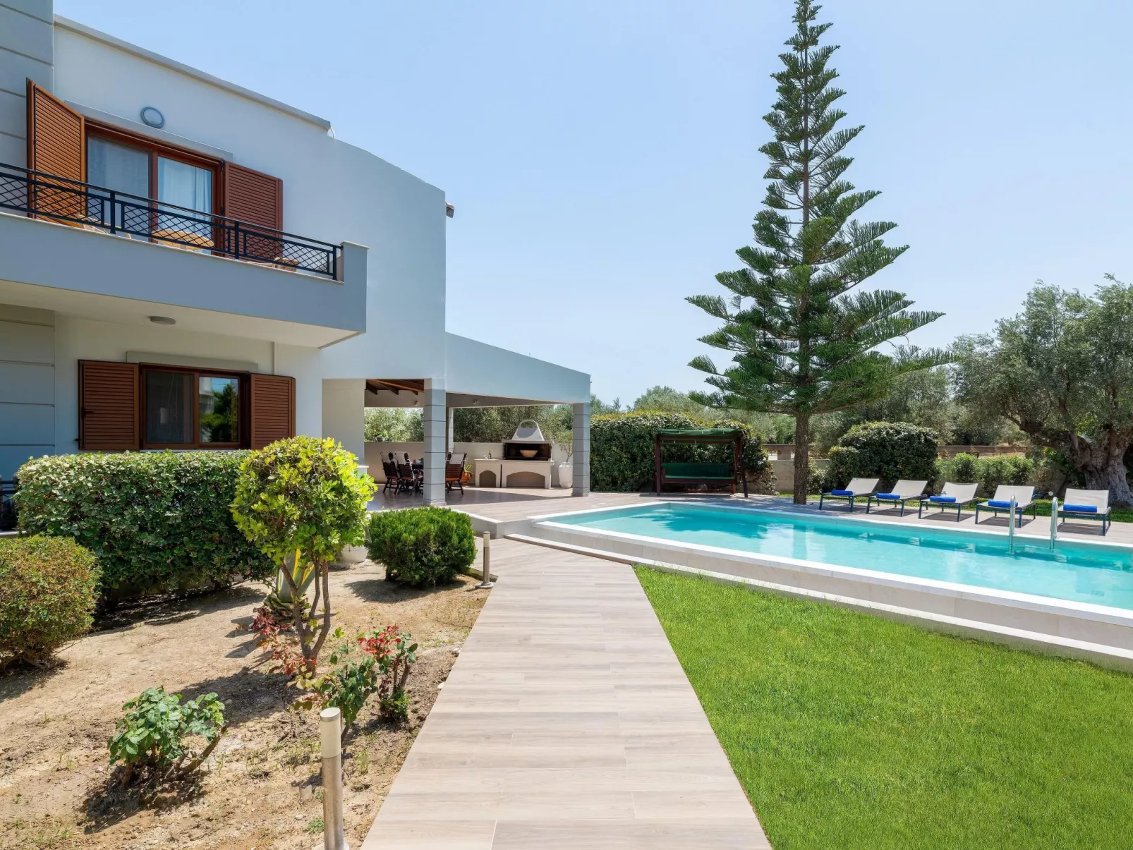 Villa Vergio in der Nähe des Strandes-Outside