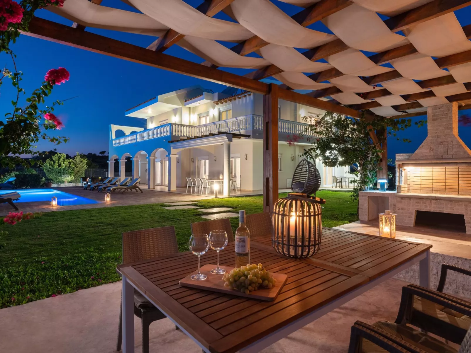 Villa Kamos in Archangelos-Outside