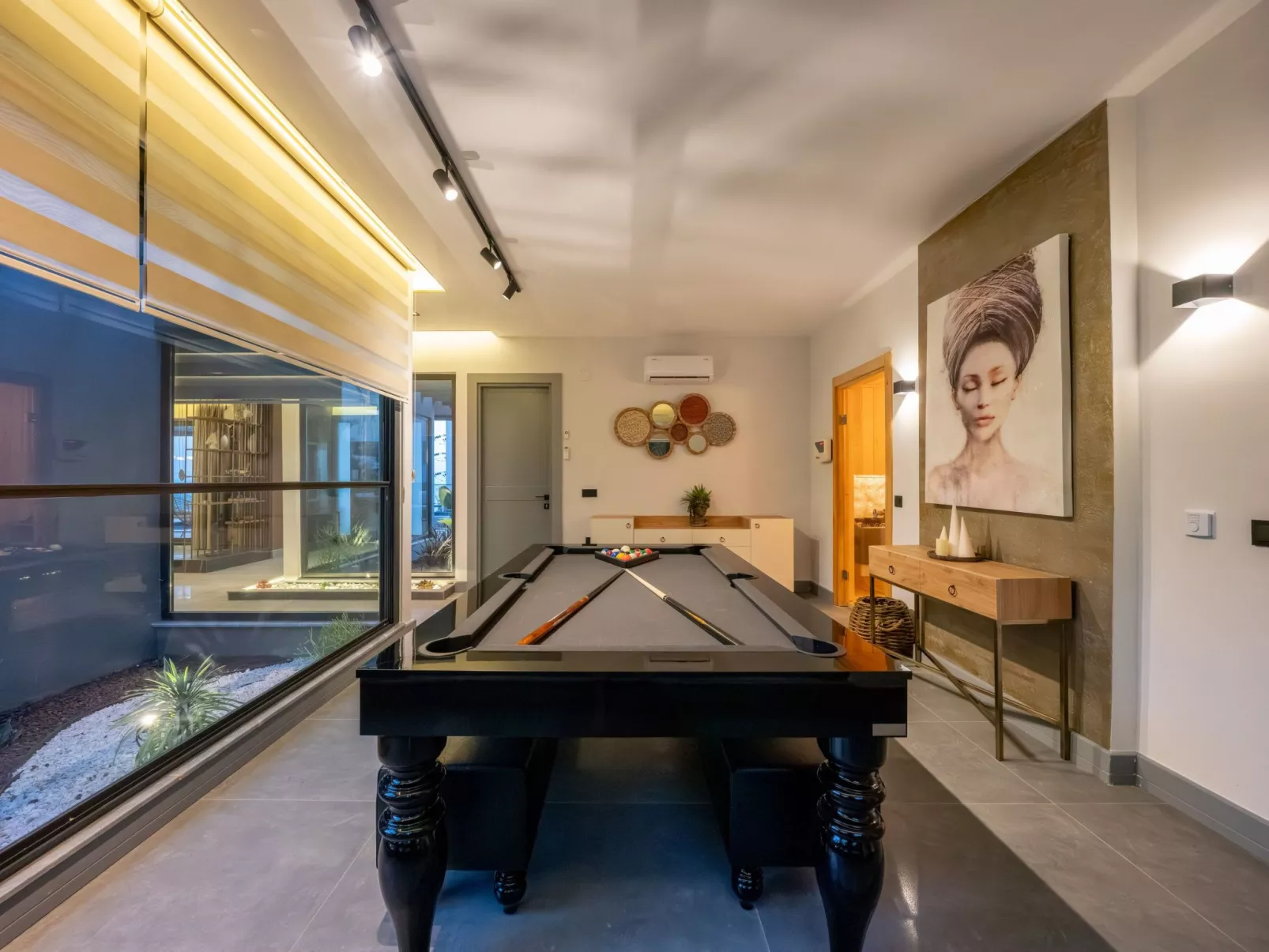 Designervilla mit Sauna Hamam Meerblick-Inside