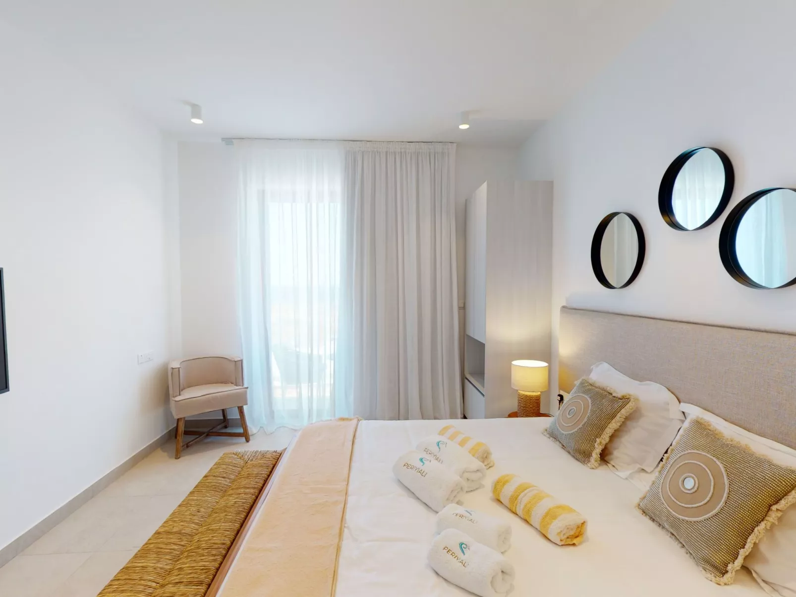 Periyiali resort - Seitlicher Meerblick Ismene - 39-Drinnen