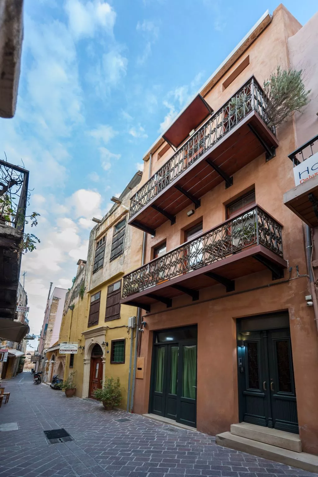 Haus Dorotheou in der Altstadt von Chania-Dehors