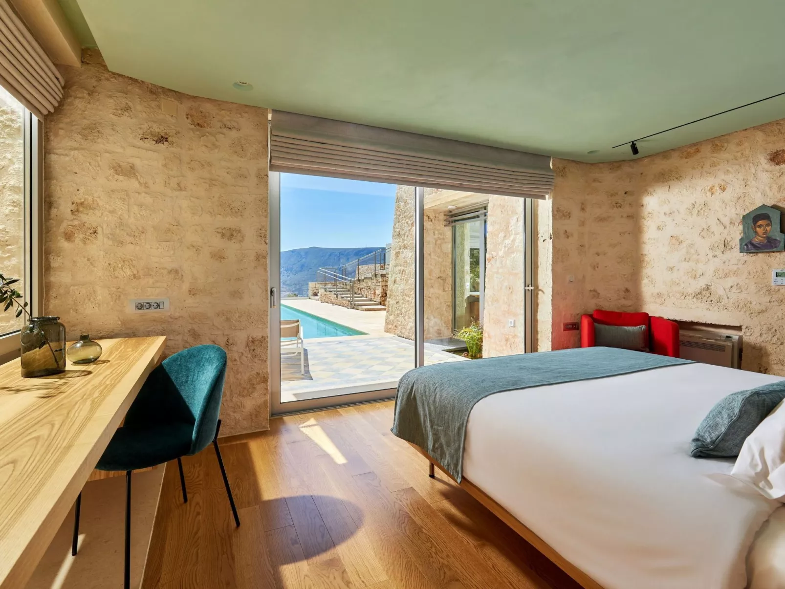 New Olives and Thyme, Meerblick mit 2 beheizten Pools-Dedans