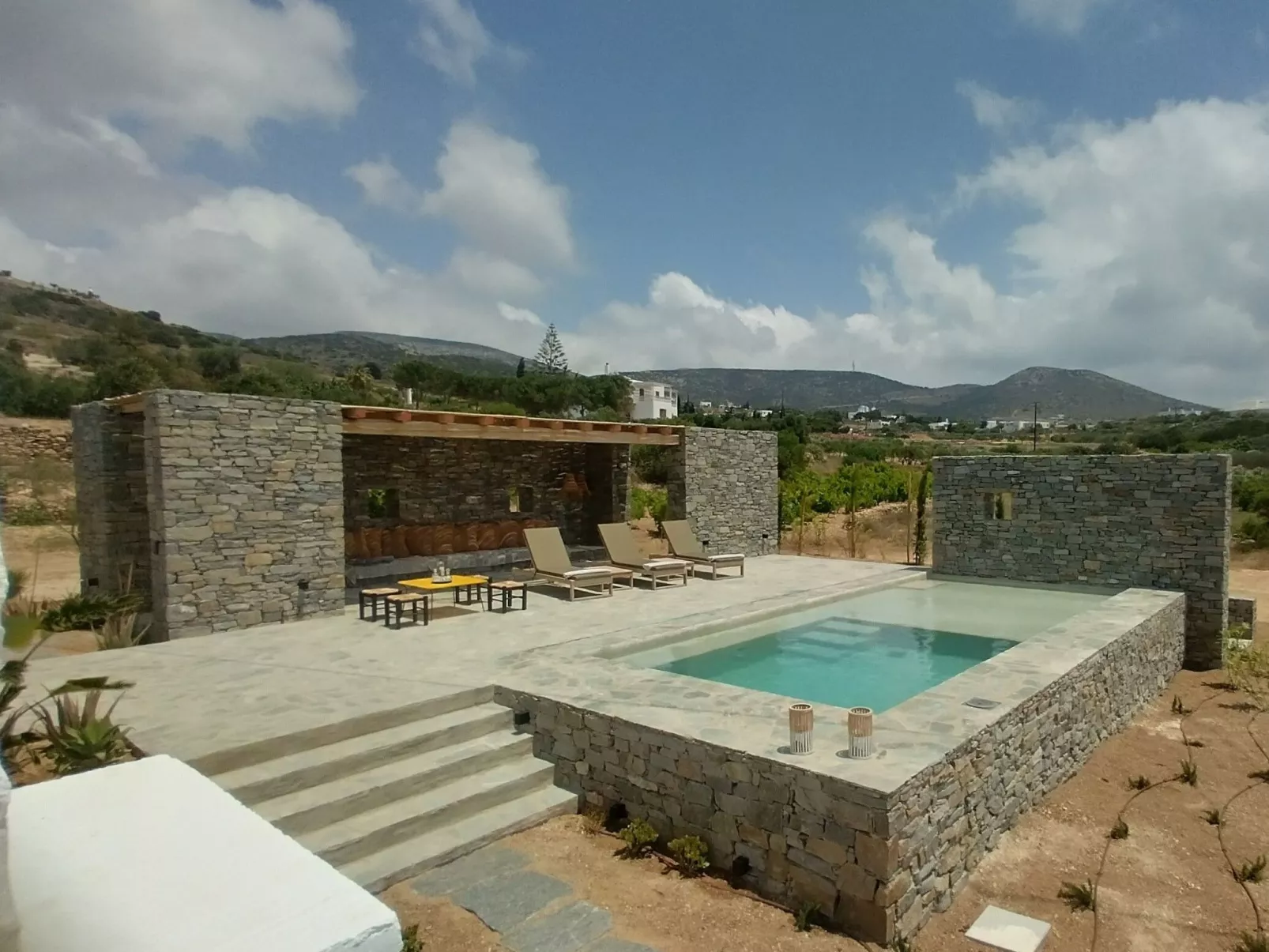 Ferienvilla "Villa Stamata" mit Pool und Garten-Dedans