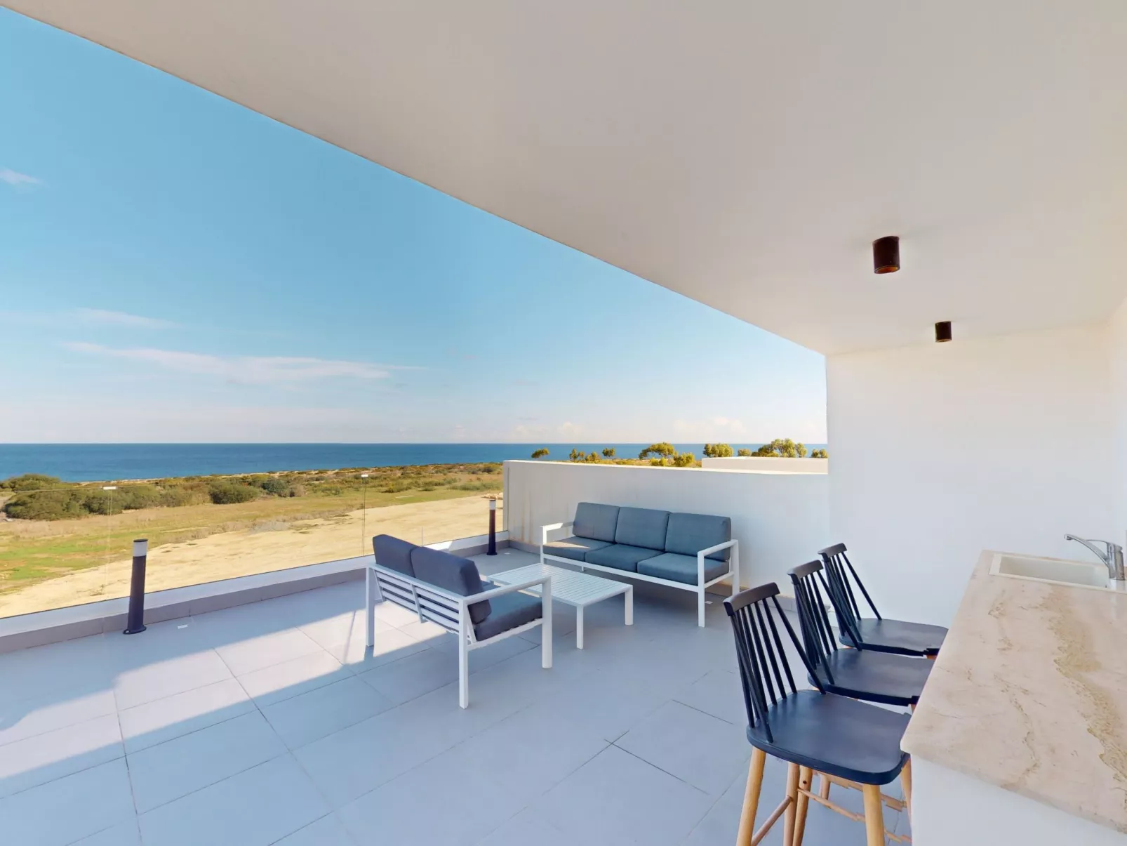 Periyiali Resort - Seitlicher Meerblick Villa Ektoras- 40-Drinnen