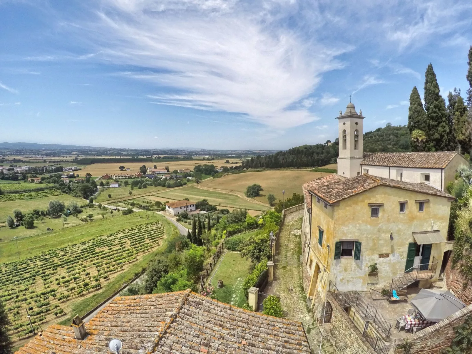Villa 'La Canonica' mit Gemeinschaftspool-Dehors
