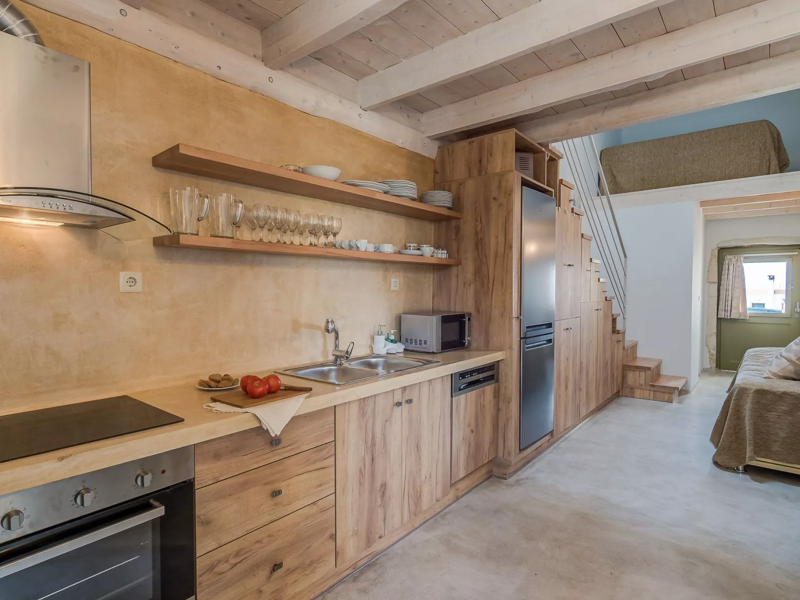 Traditionelle Villa, privater Pool, 5km zum Strand-Drinnen