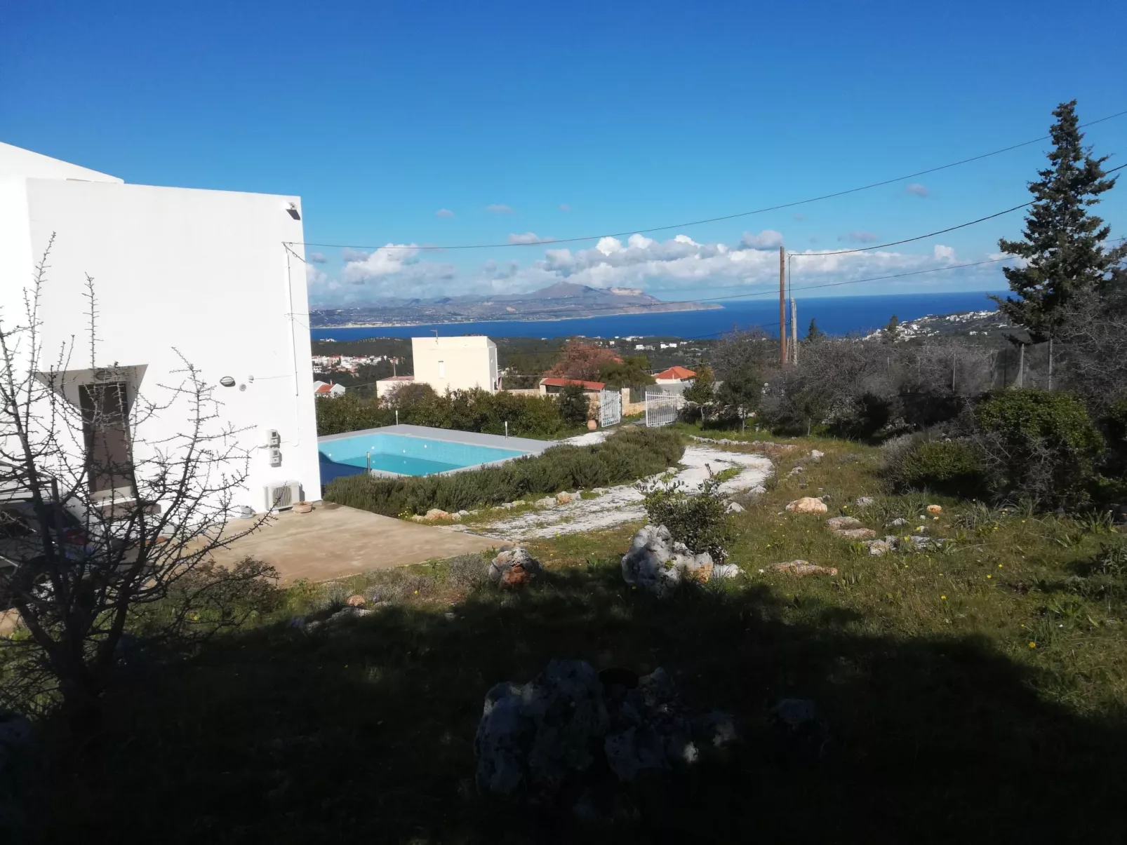 Villa mit Pool für bis zu 8 Personen. Meerblick.-Inside