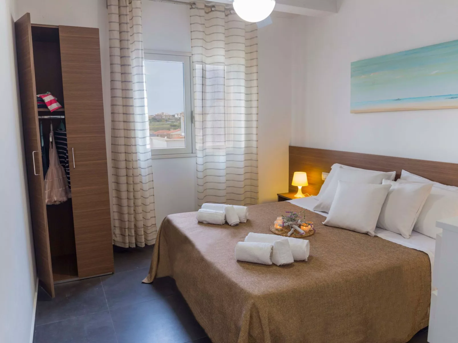 Wohnung für 4 Personen mit Meerblick-Drinnen