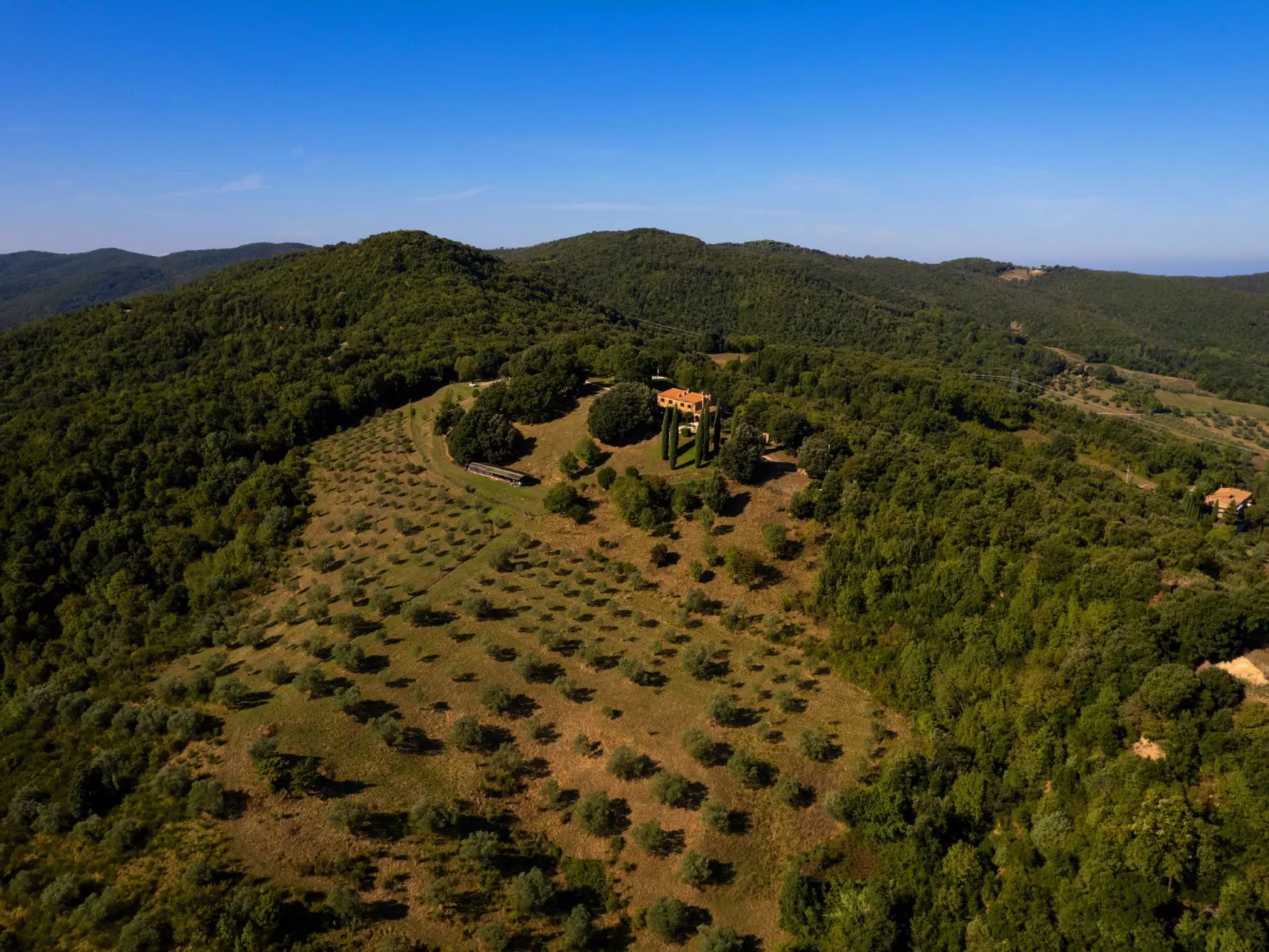 Historisches Bauernhaus mit Pool-Dedans