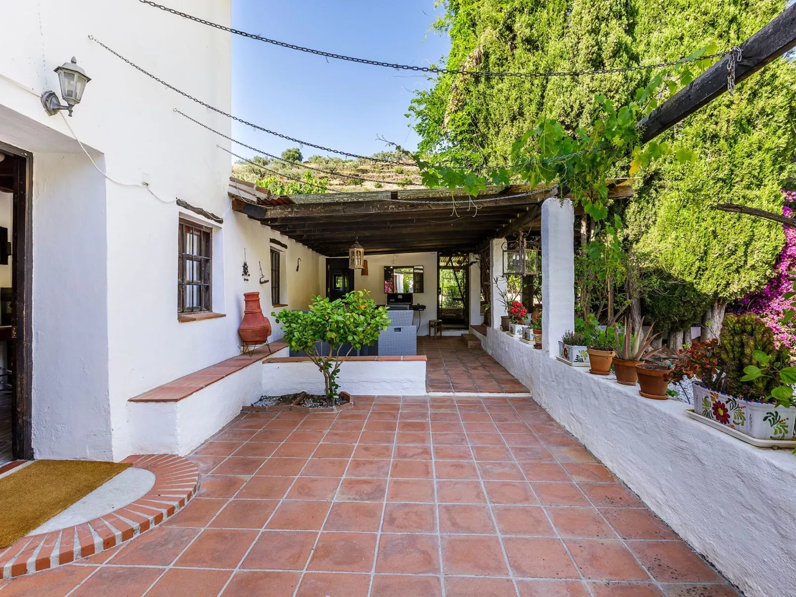 Hundefreundliches Ferienhaus mit privatem Pool-Inside