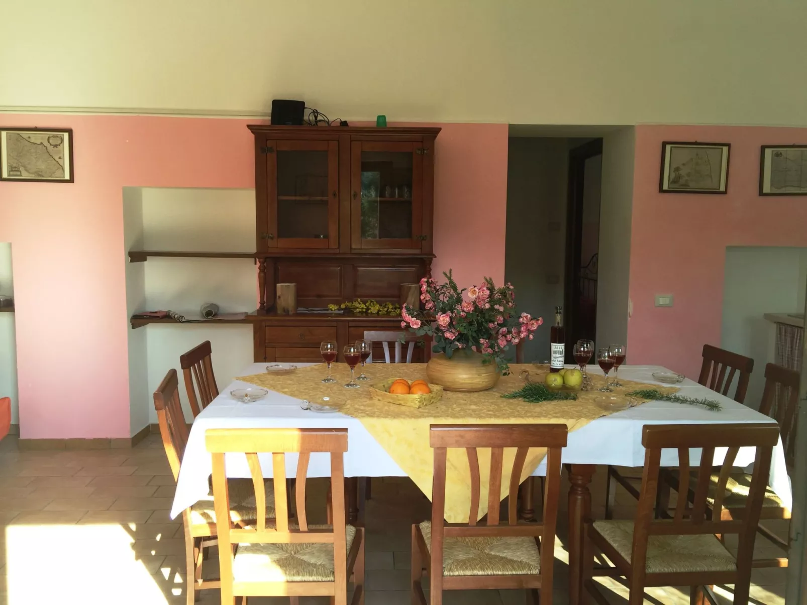 Wohnung in Apecchio mit Garten-Drinnen