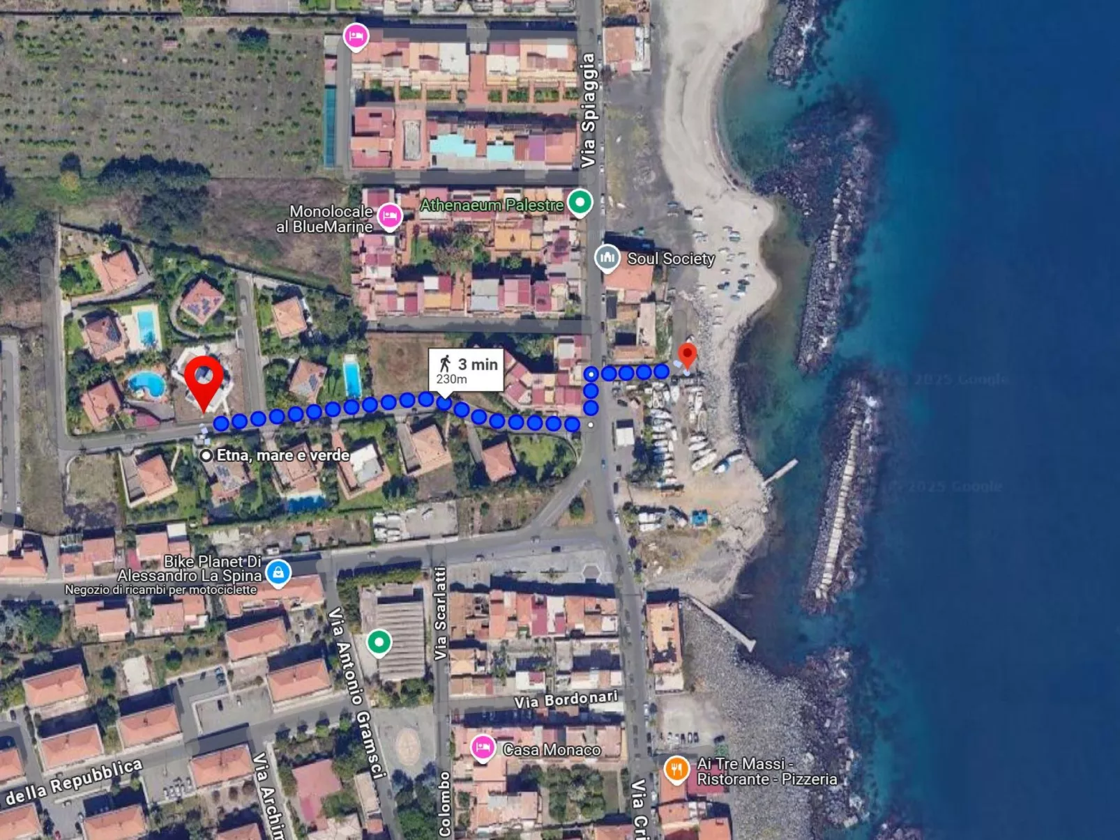 Ätna, Meer und Grün - Doppelzimmer-Draußen