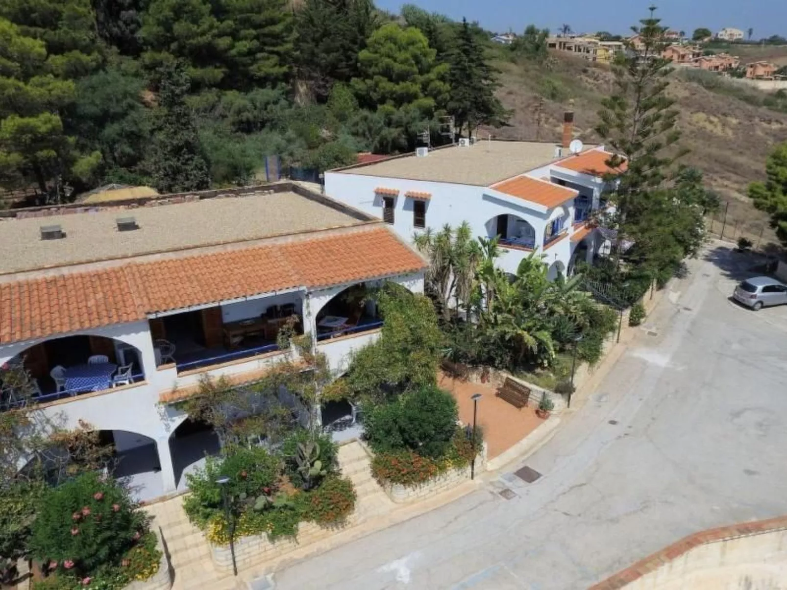 Appartement in Sciacca mit Terrasse und Garten-Dedans