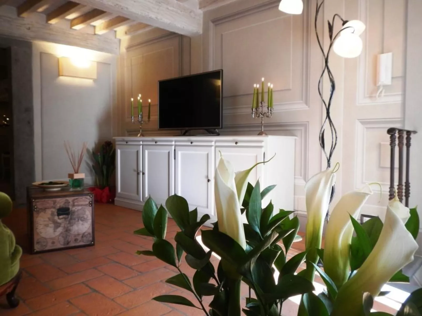 Stilvolle Wohnung mit Whirlpool in einem Renaissance-Palazzo mitten in Cortona-Inside