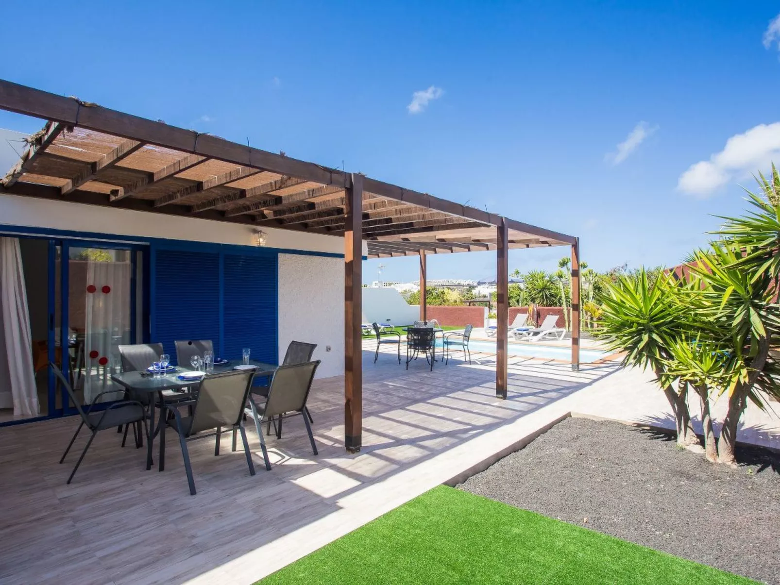 Villa mit beheiztem Pool in der Nähe von Papagayo-Draußen