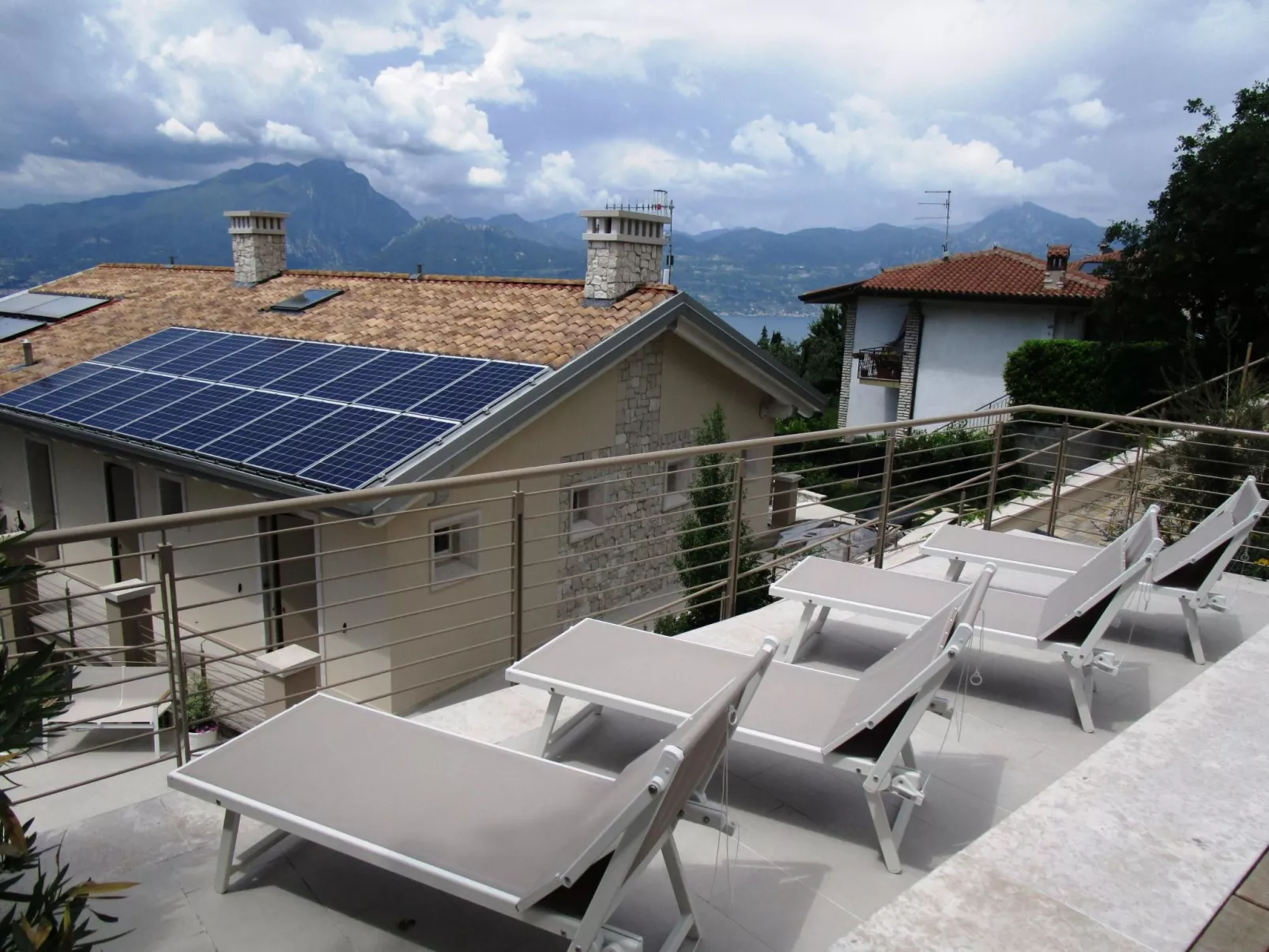 Flacher Sonnenuntergang-Dedans