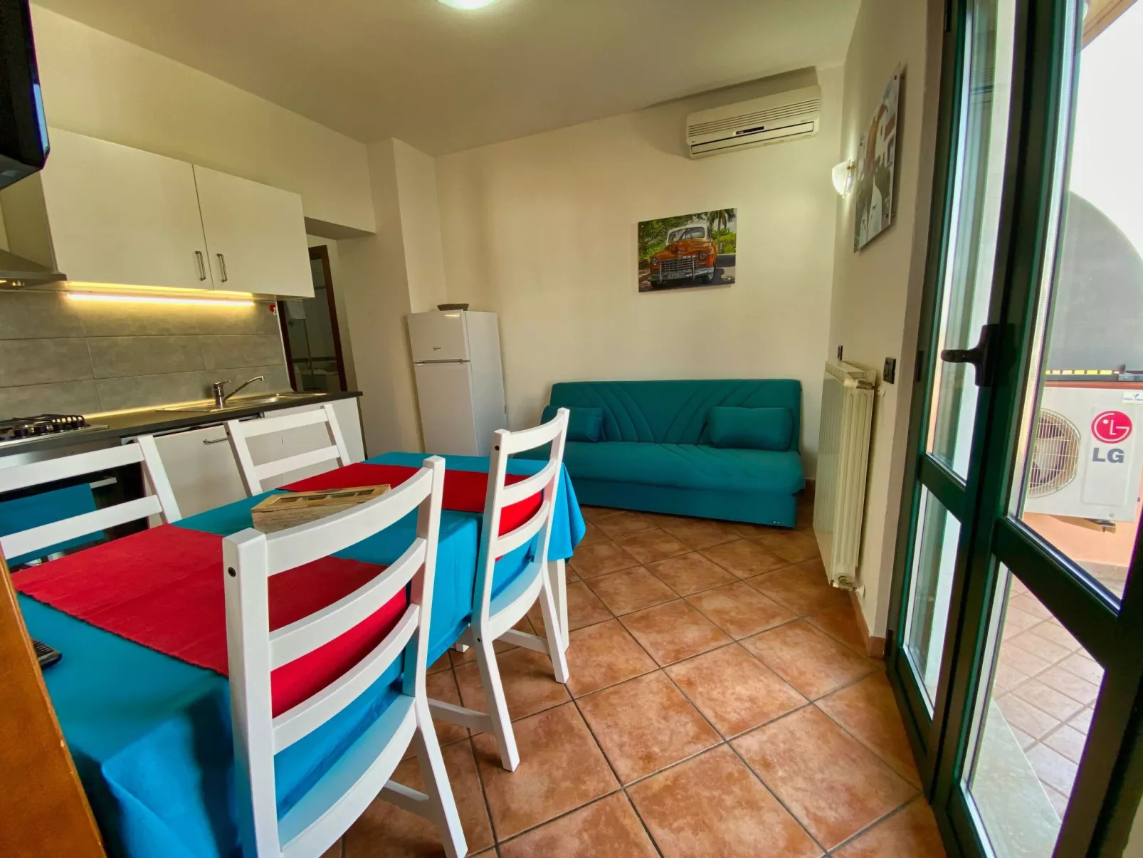 "Zweizimmerwohnung 3 Personen-Drinnen