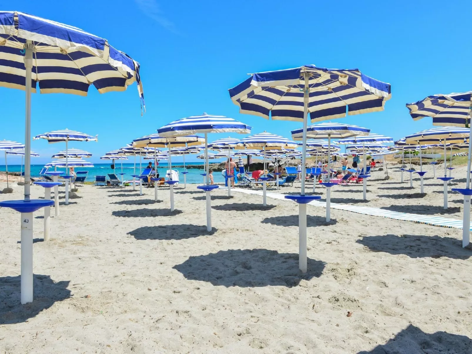 Weißes Haus im Salento-Drinnen