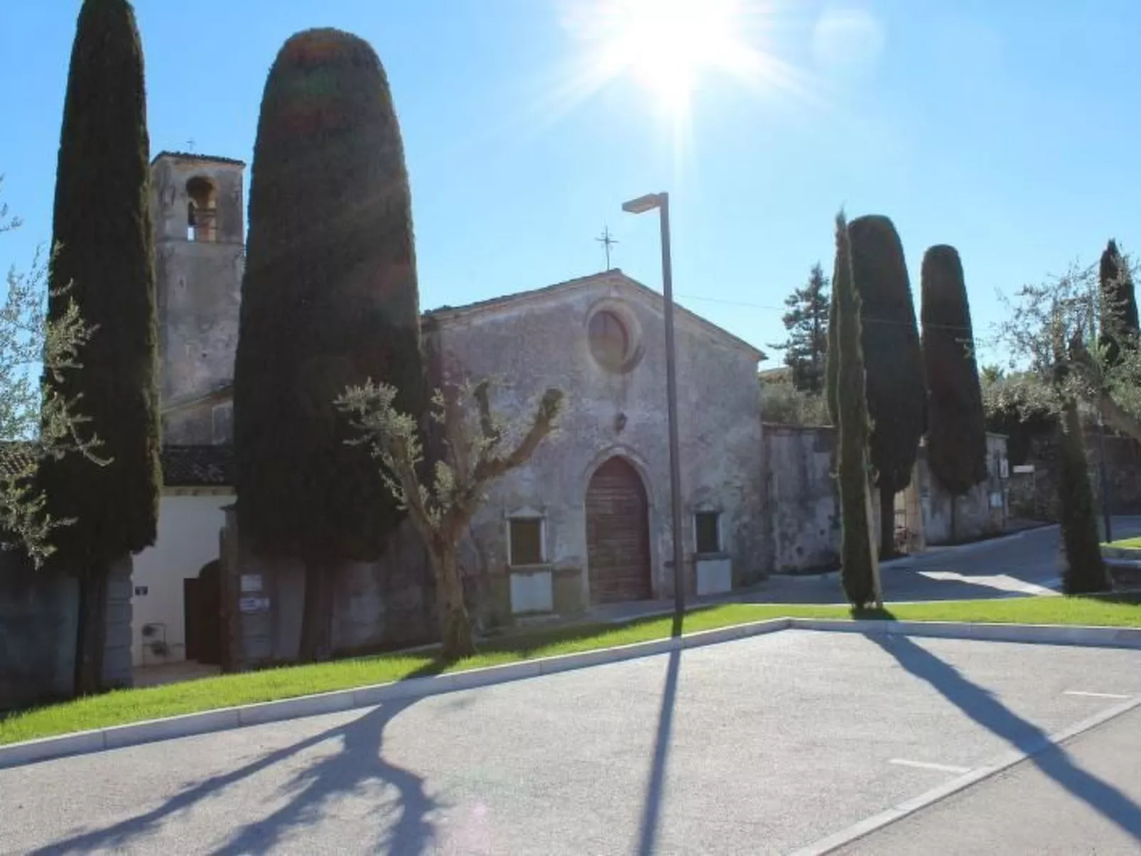 Wohnung in Solarolo mit privatem Parkplatz-Draußen