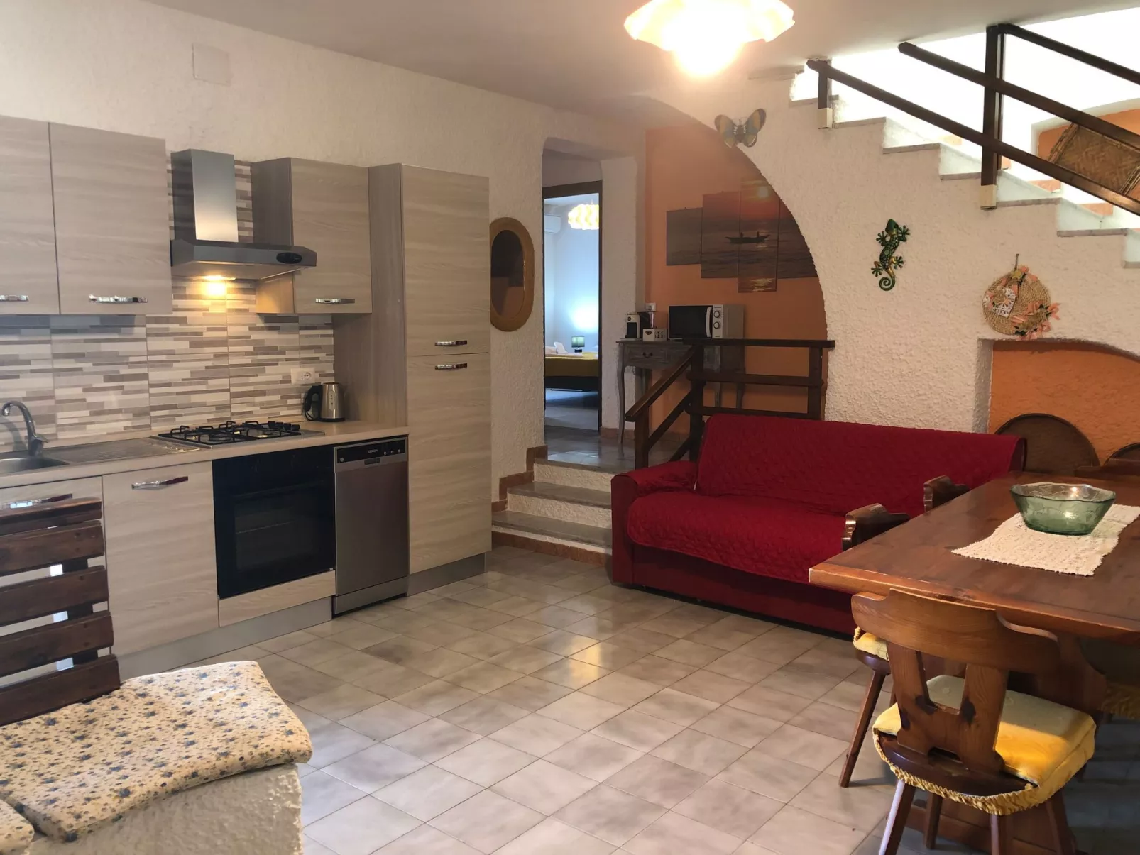 'Villa verde' in Strandnähe-Dedans