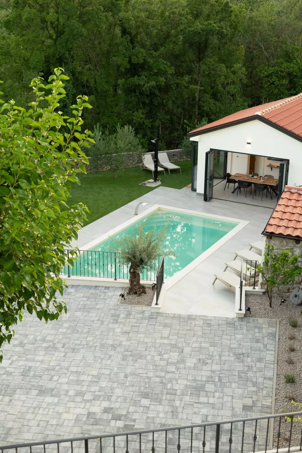 Your Dream Escape auf Krk, beheizter Pool und ir Sauna-Outside