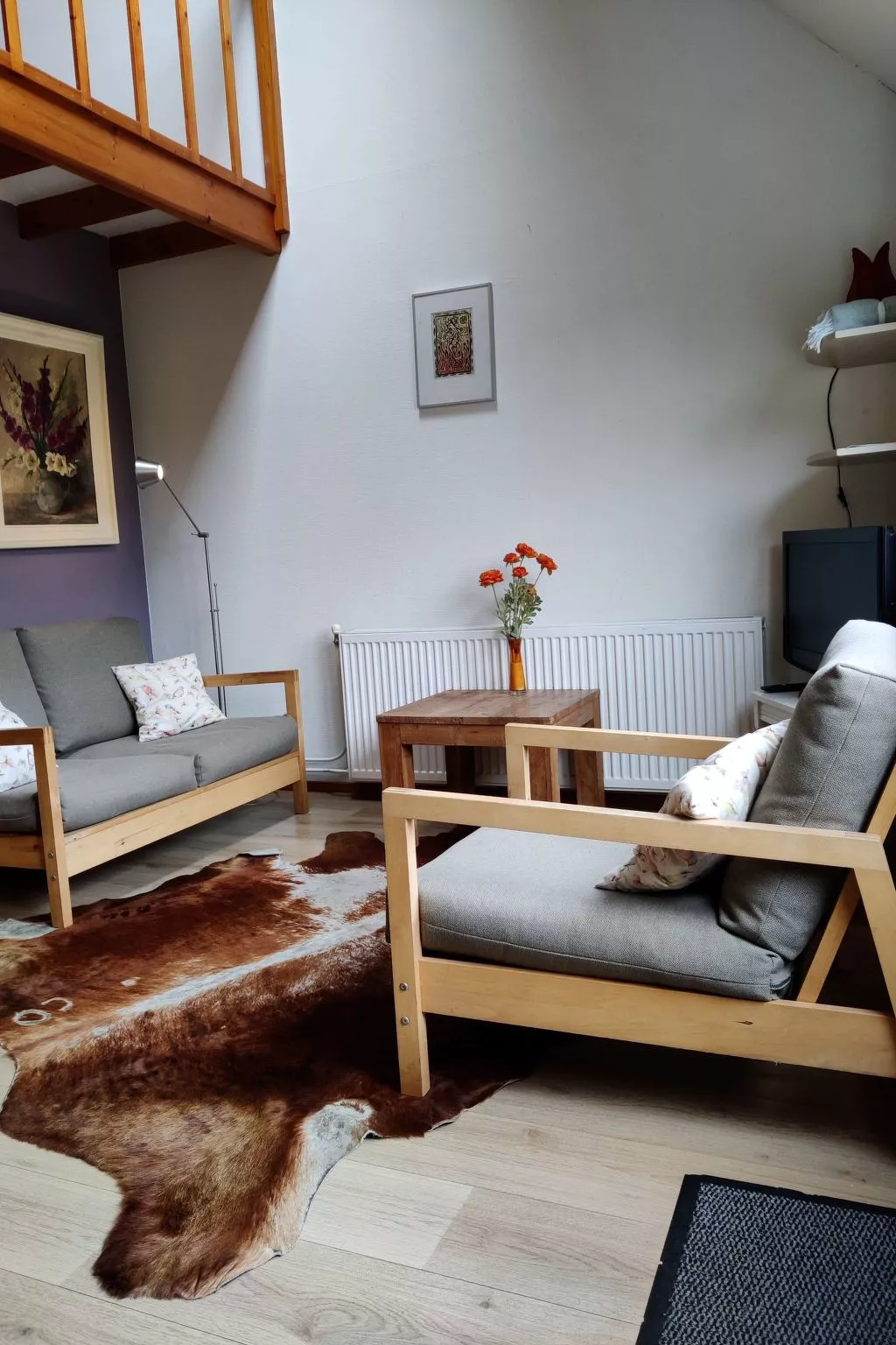 Appartement in Leeuwarden mit Privater Terrasse-Drinnen