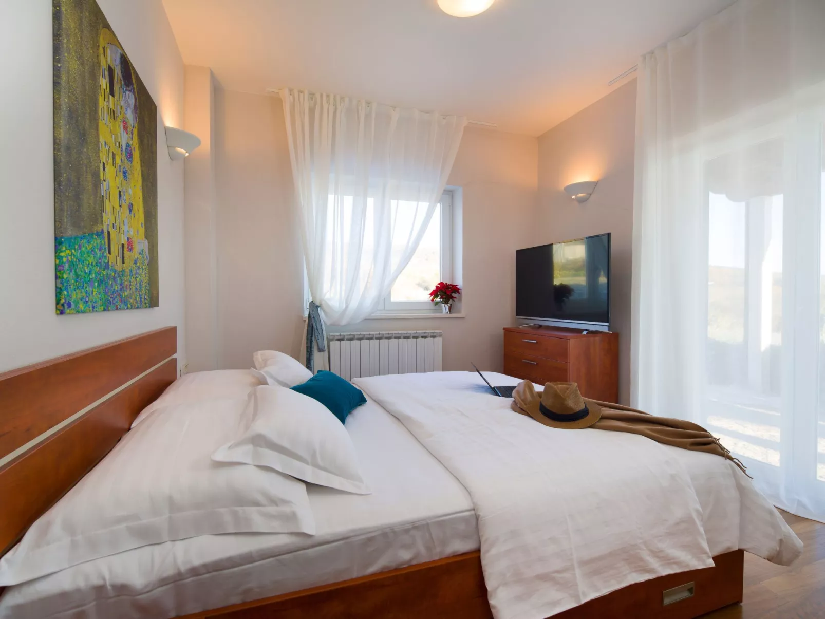 Ferienvilla mit Garten, Grill und Terrasse-Dedans