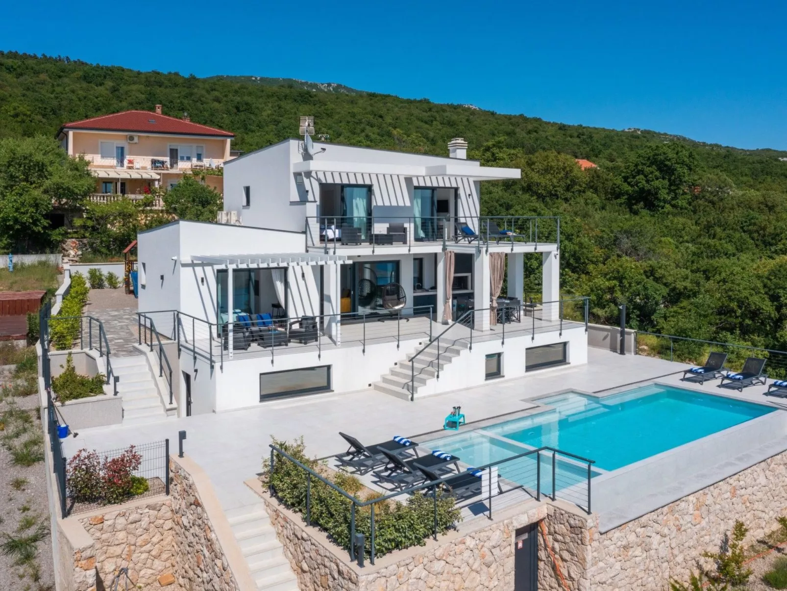 Villa Visum für 7 Personen in Srika, Kvarner Bucht-Drinnen