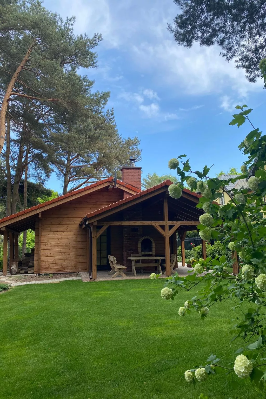 Charmantes Ferienhaus in Dębina mit Offenem Kamin-Inside