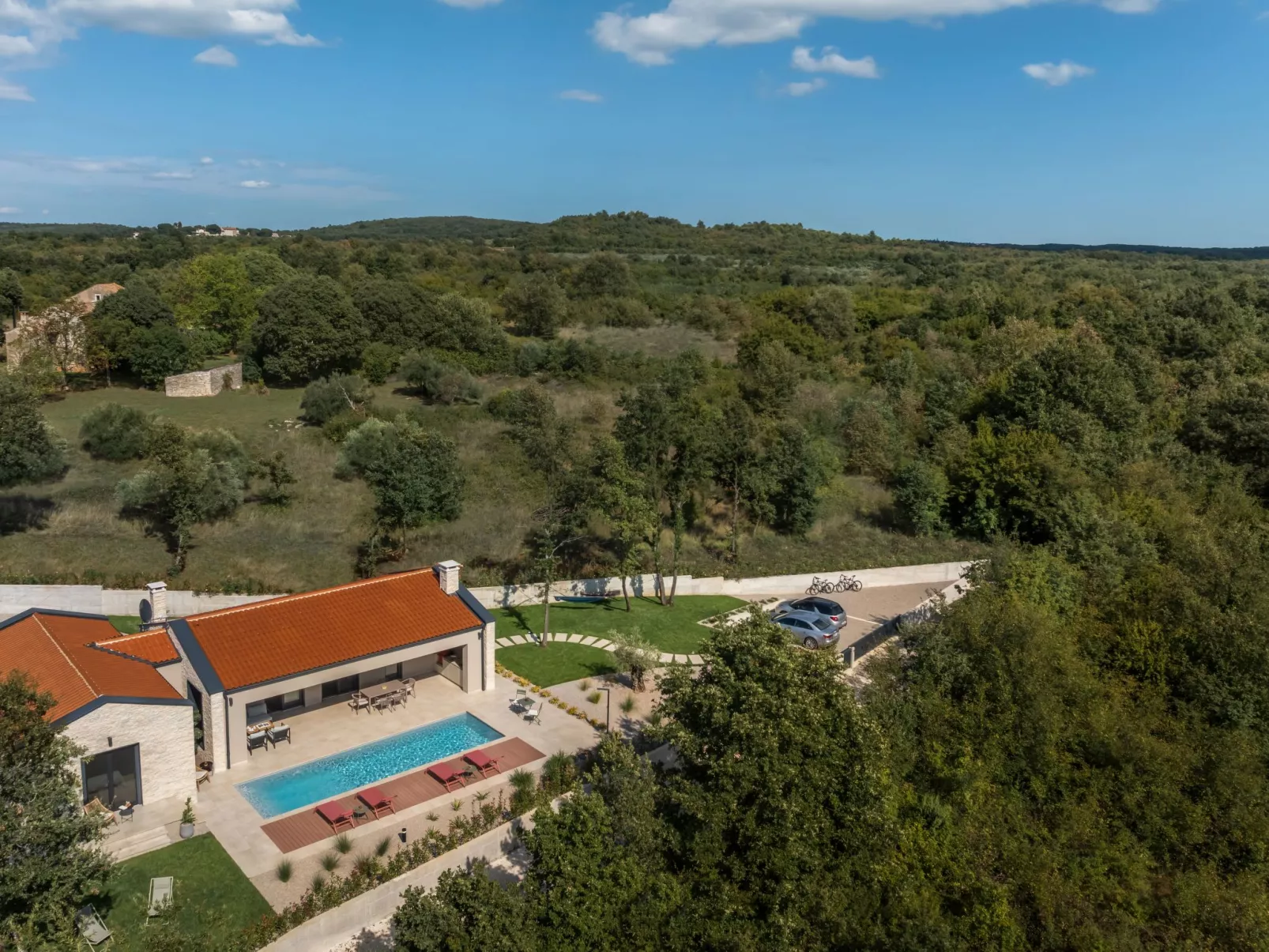 Design Villa Nux für 5 Personen mit beheiztem Pool-Inside