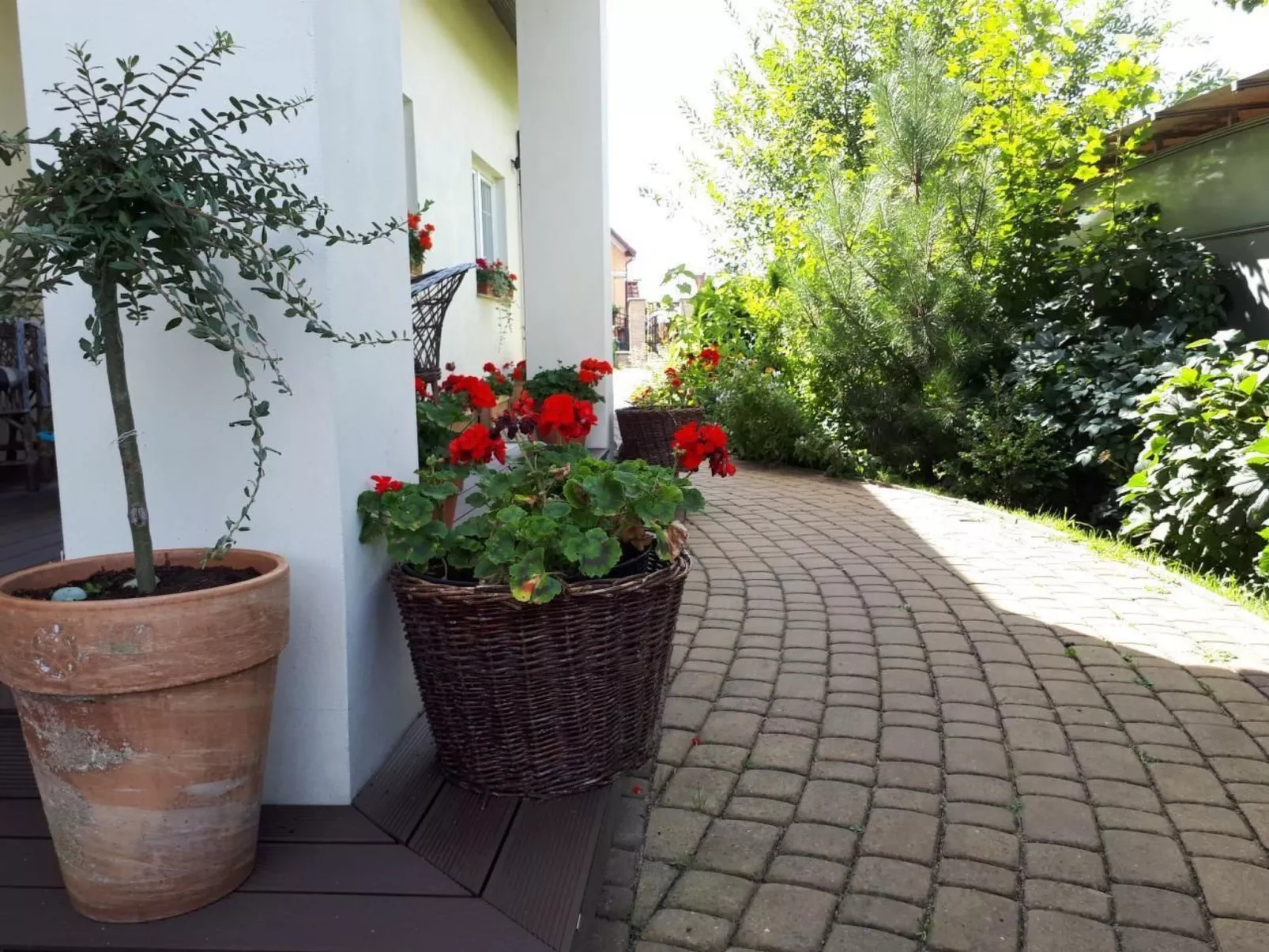 Mit Wasserblick-Outside