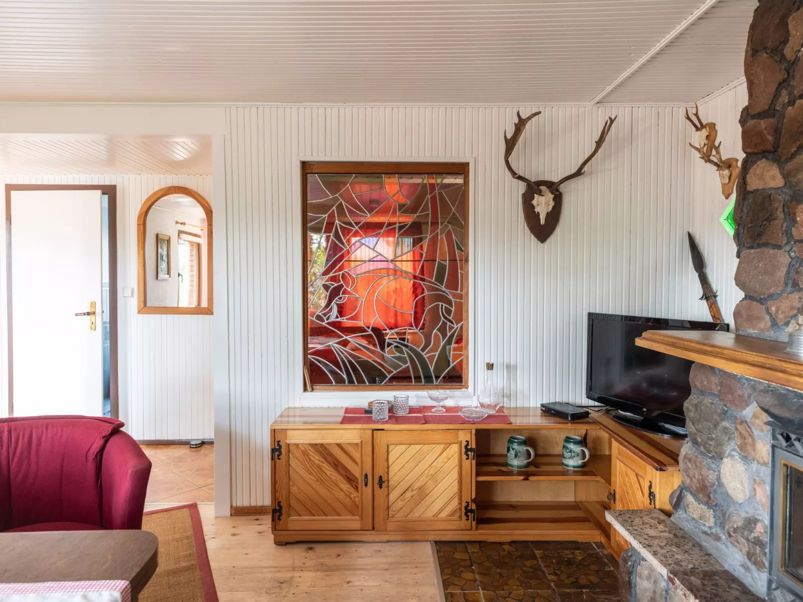 Blockhütte Rudolf-Inside