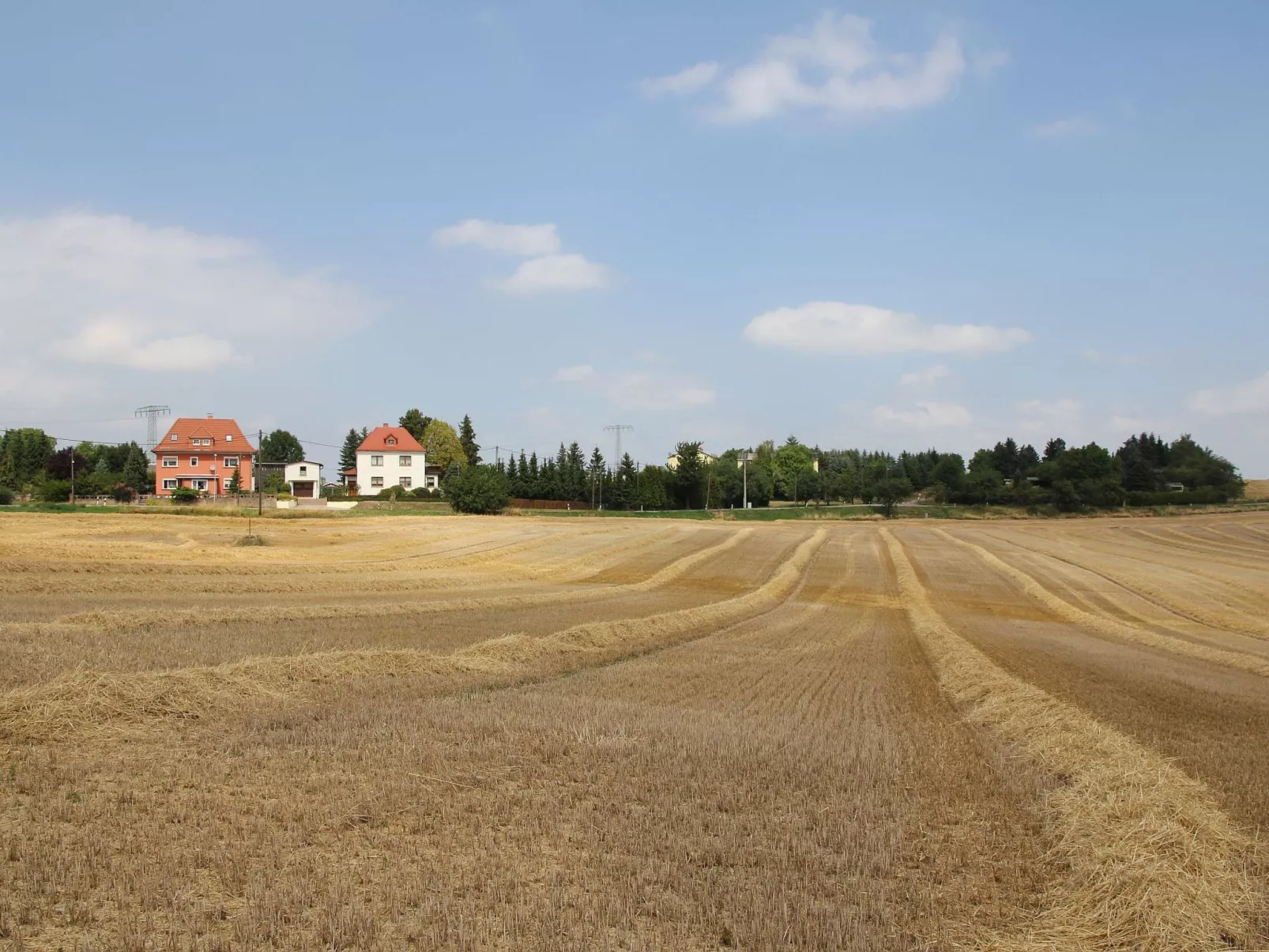 In Maxen mit Privatem Pool-Draußen
