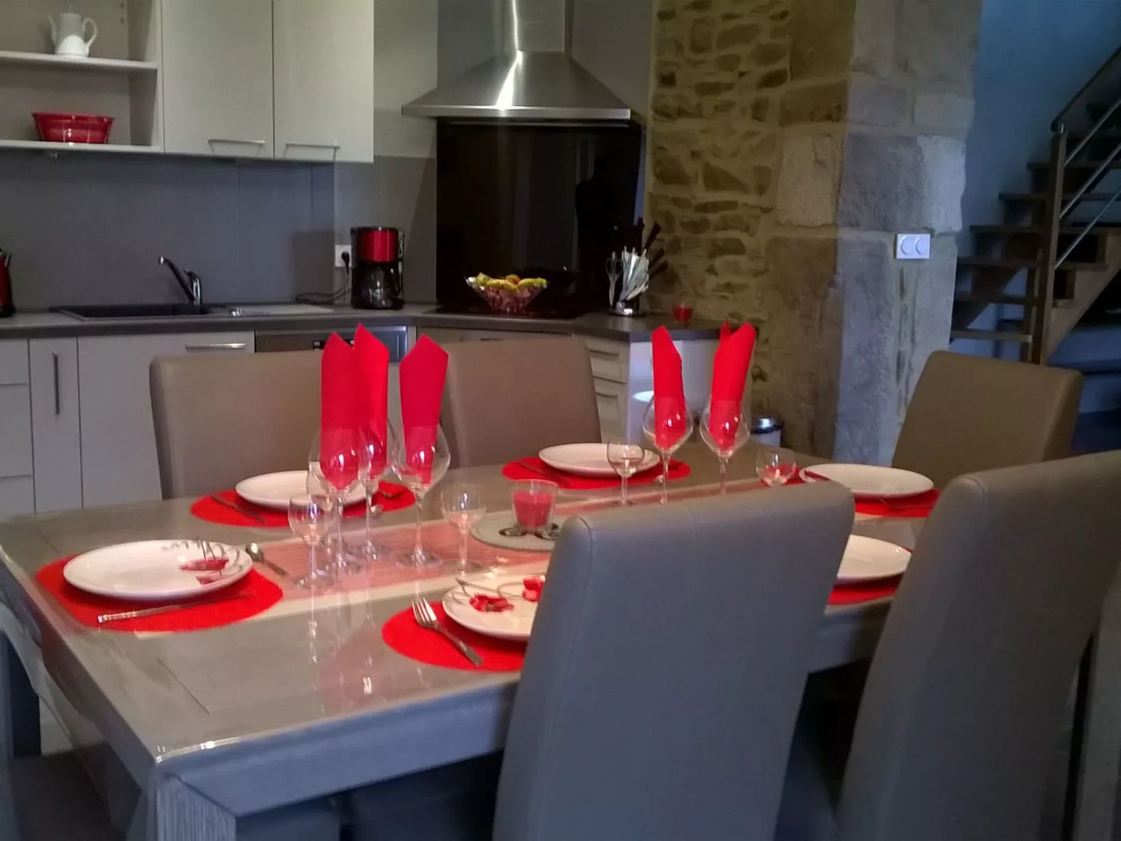 Gite de carractère renoviert mit Geschmack im Jahr 2017-Drinnen