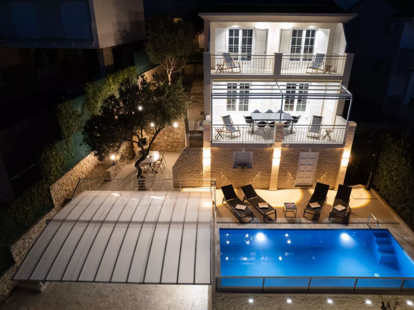 Villa "Villa Branka" direkt am Strand-Inside