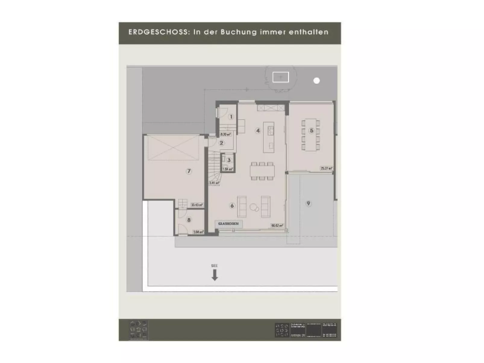 Villa am See-Drinnen