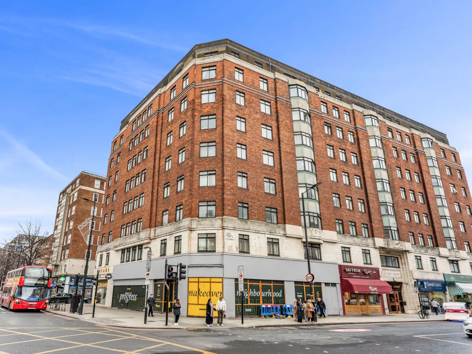 Zentrum von London Marble Arch Oxford Street Hyde Park-Inside