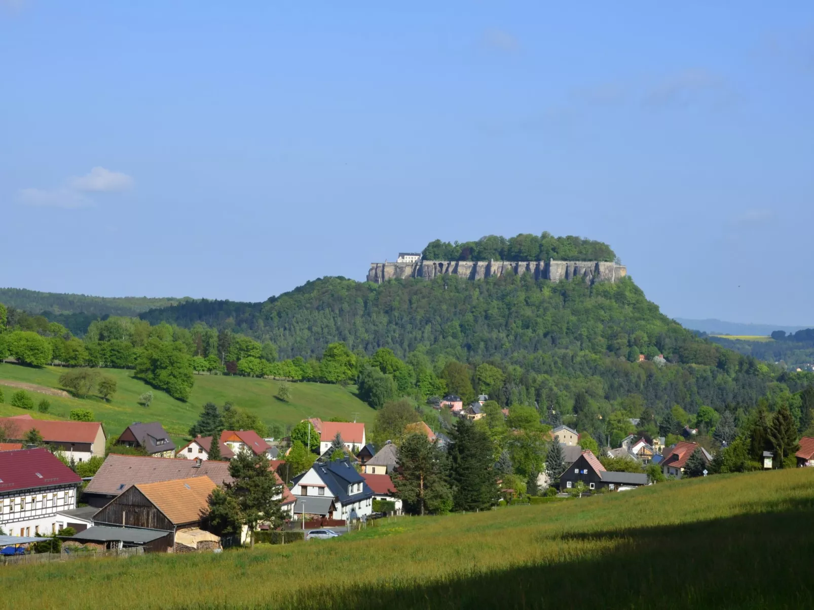 Panoramablick in Königstein-Dehors