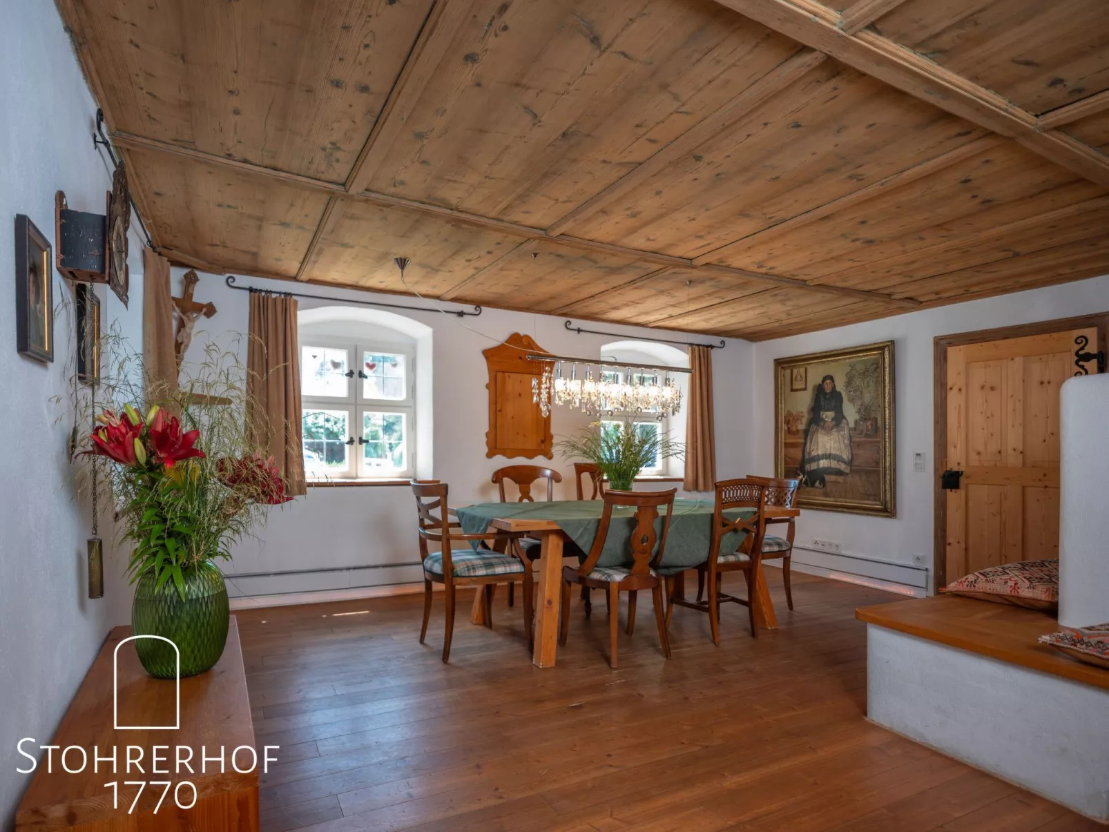 In Riederau mit Großem Garten-Drinnen