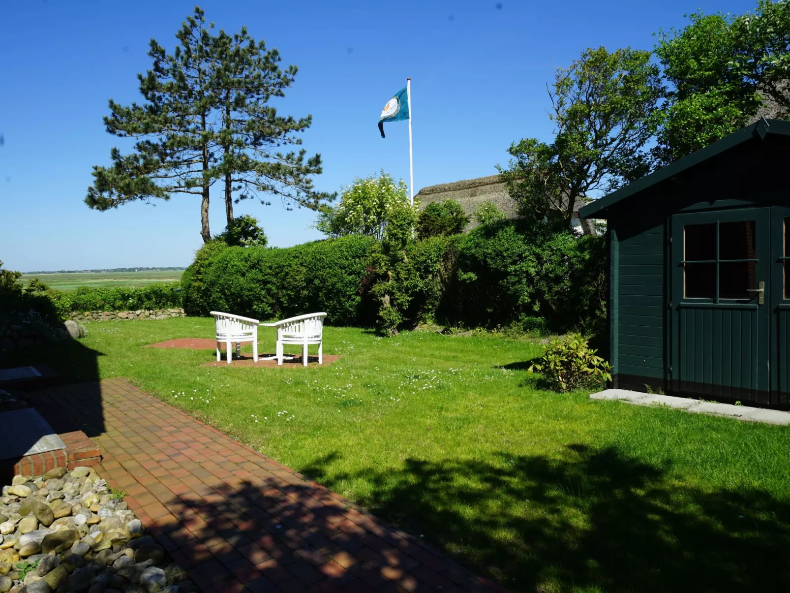 Wohnung in Morsum mit Terrasse-Draußen