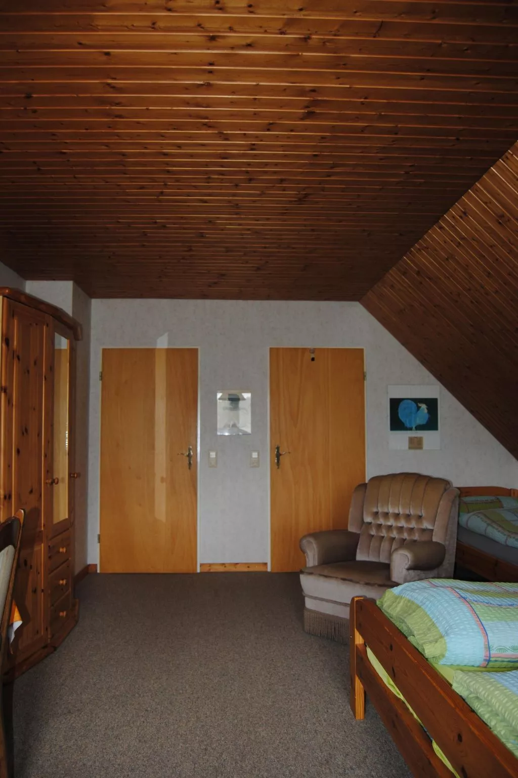 Ländliche Ferienwohnung in beliebtem Gästehaus-Dedans