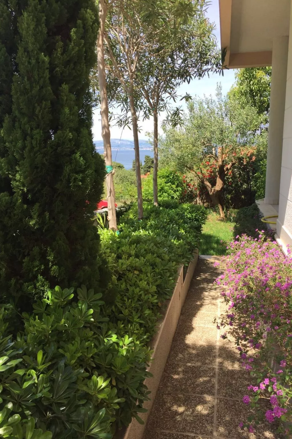 In der ersten Etage mit Meerblick-Outside