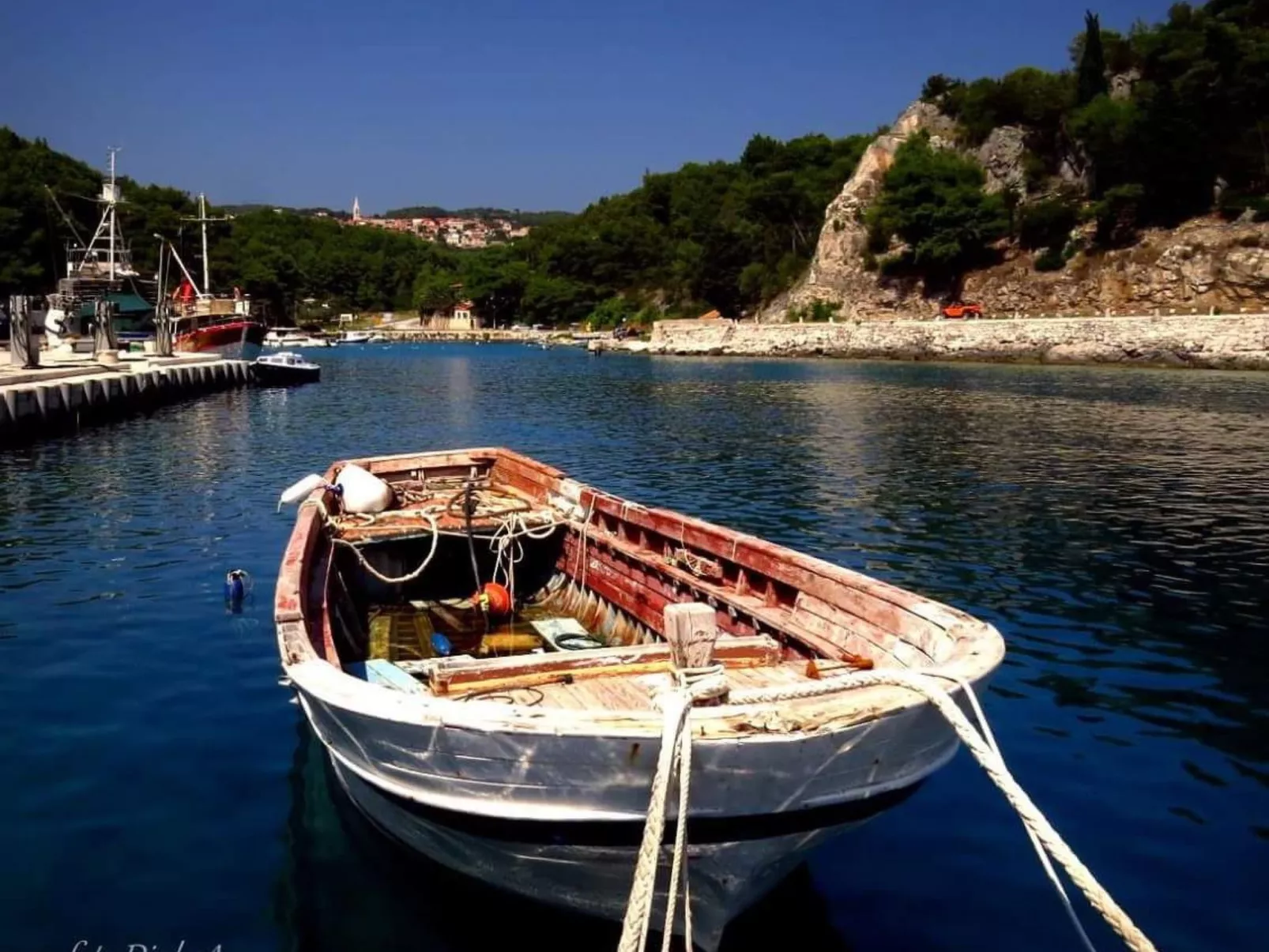 In Selca mit Garten, Terrasse und Grill-Draußen