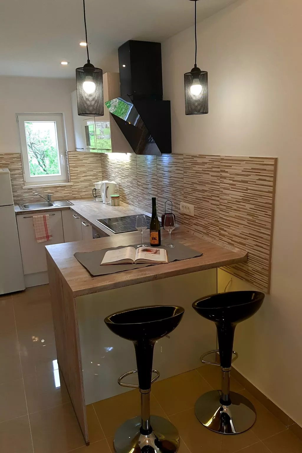 Wohnung Marica mit Balkon und herrlichem Meerblick-Dedans