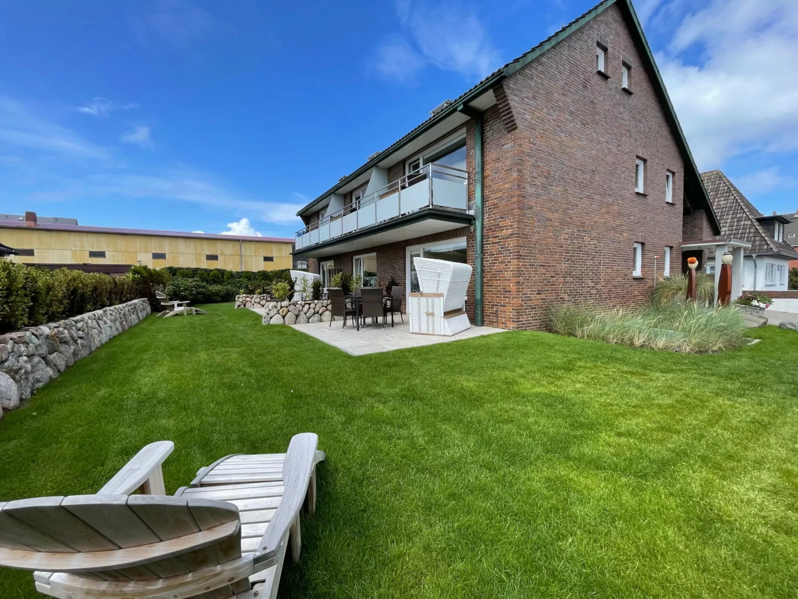 Wohnung in Westerland mit Garten und Terrasse-Draußen