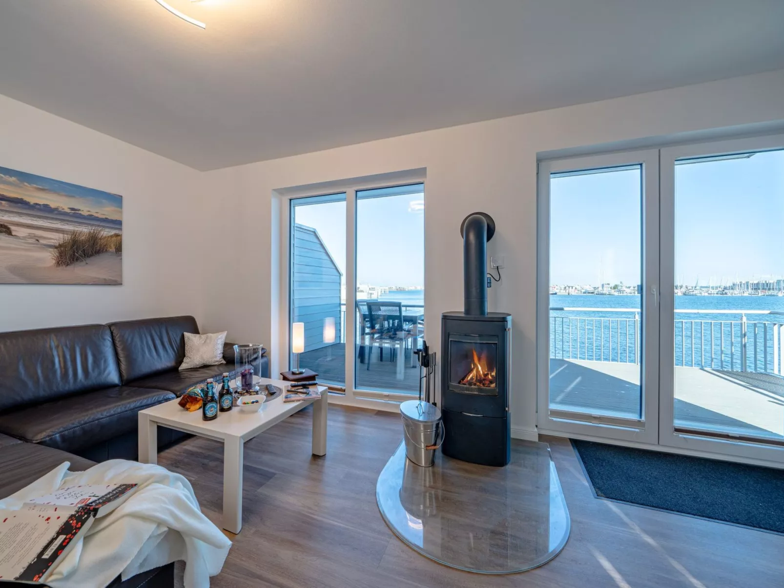 Schleivilla Hafenblick by Seeblick Ferien ORO-Drinnen