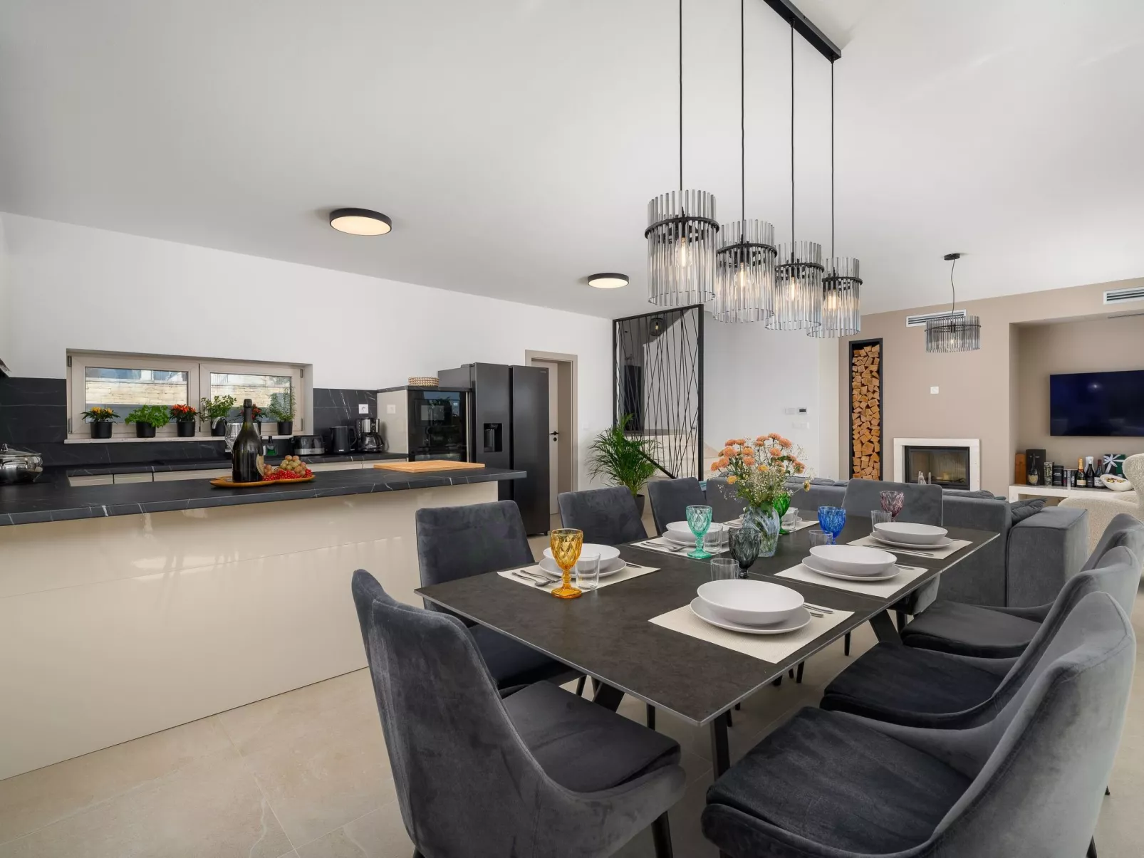 „Villa Natalia“ mit Meerblick-Dedans