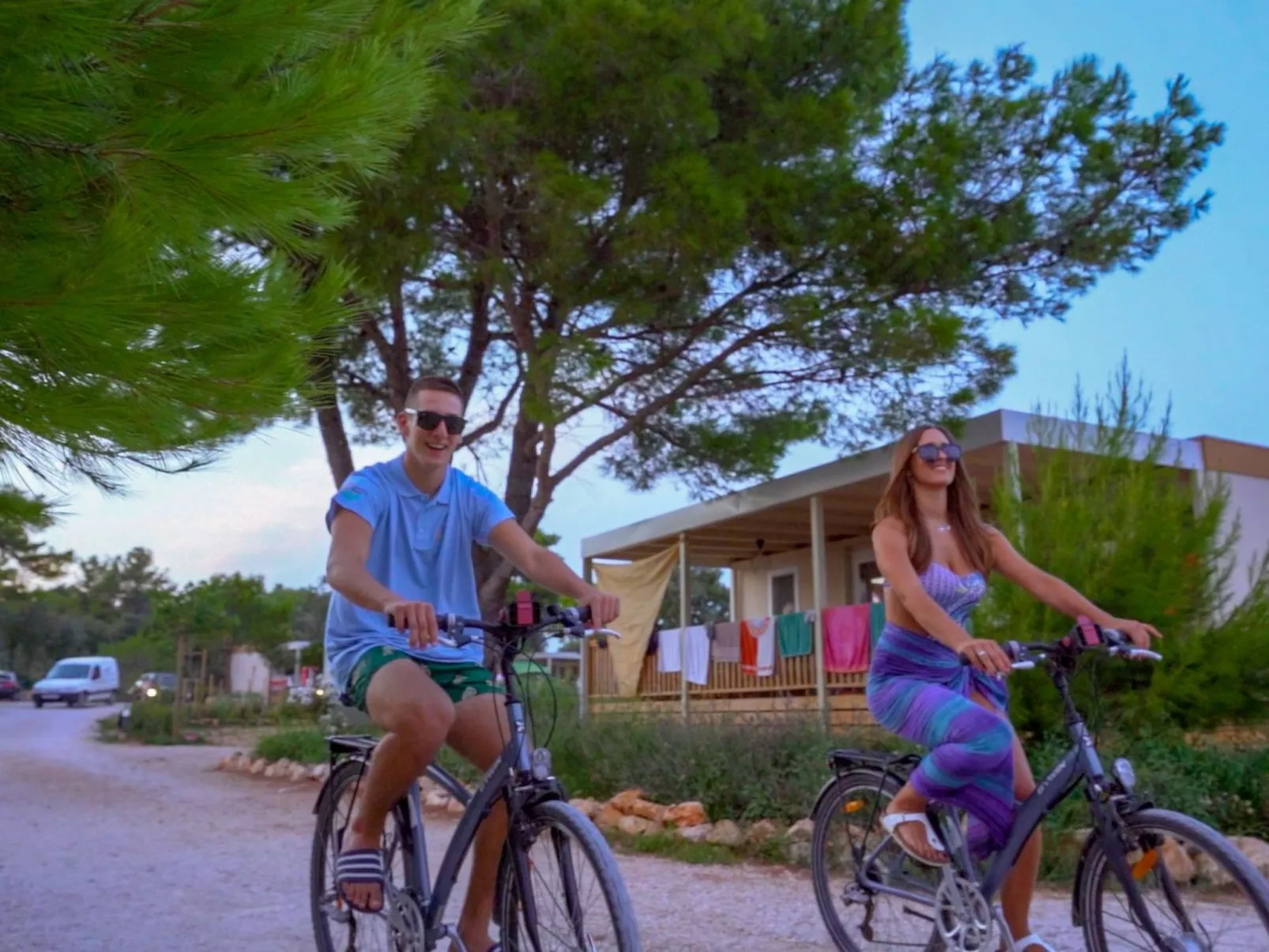 Mobilheim direkt am Strand-Inside