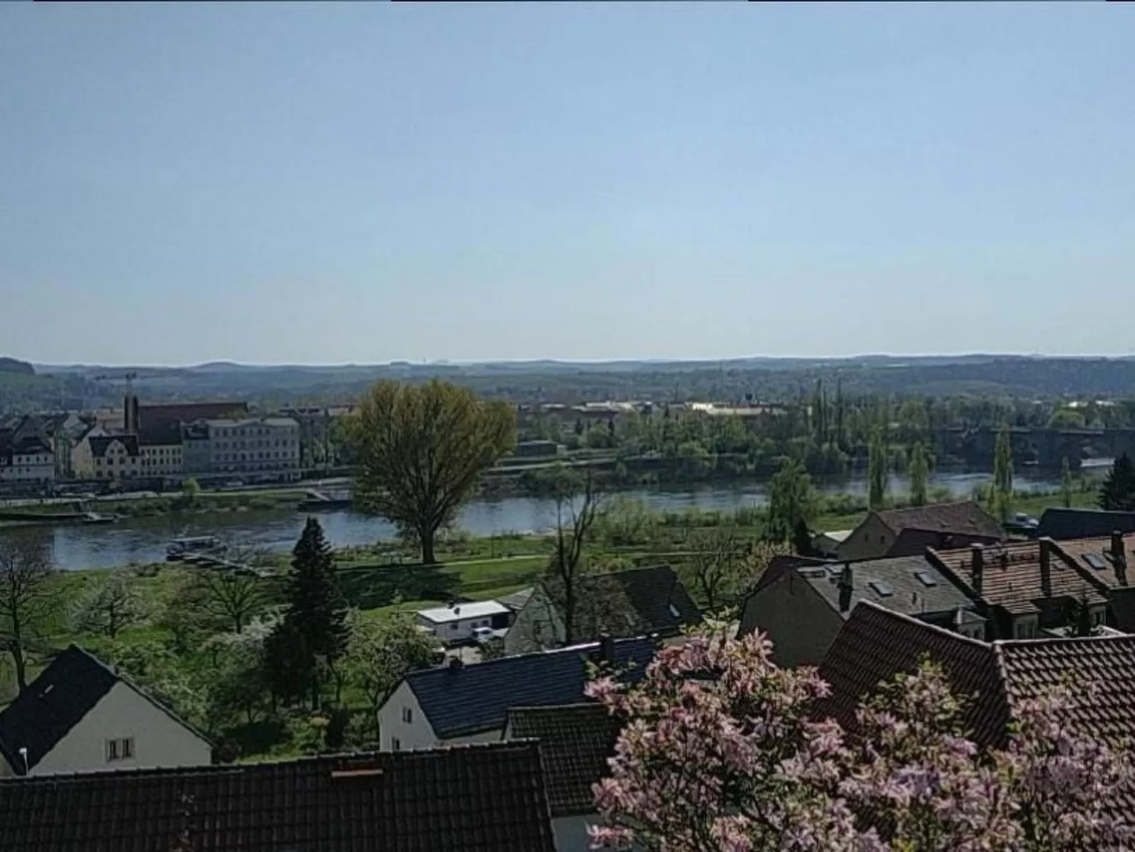 In Pirna mit Schöner Terrasse-Dehors