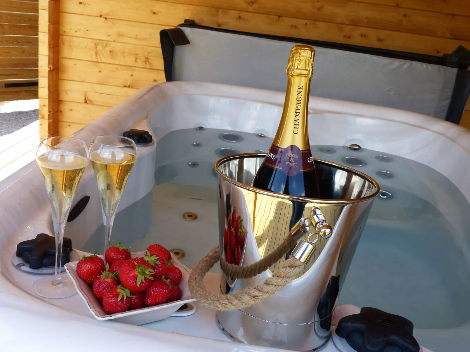 Duplex Ferme Simon 4p mit Jacuzzi und Sauna-Outside